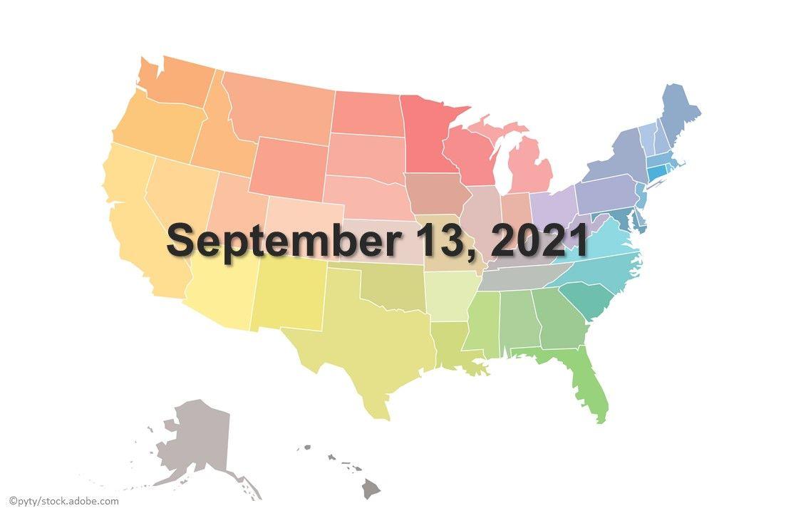 10 States with the Highest COVID-19 Vaccination Rates, 5 with the Lowest 