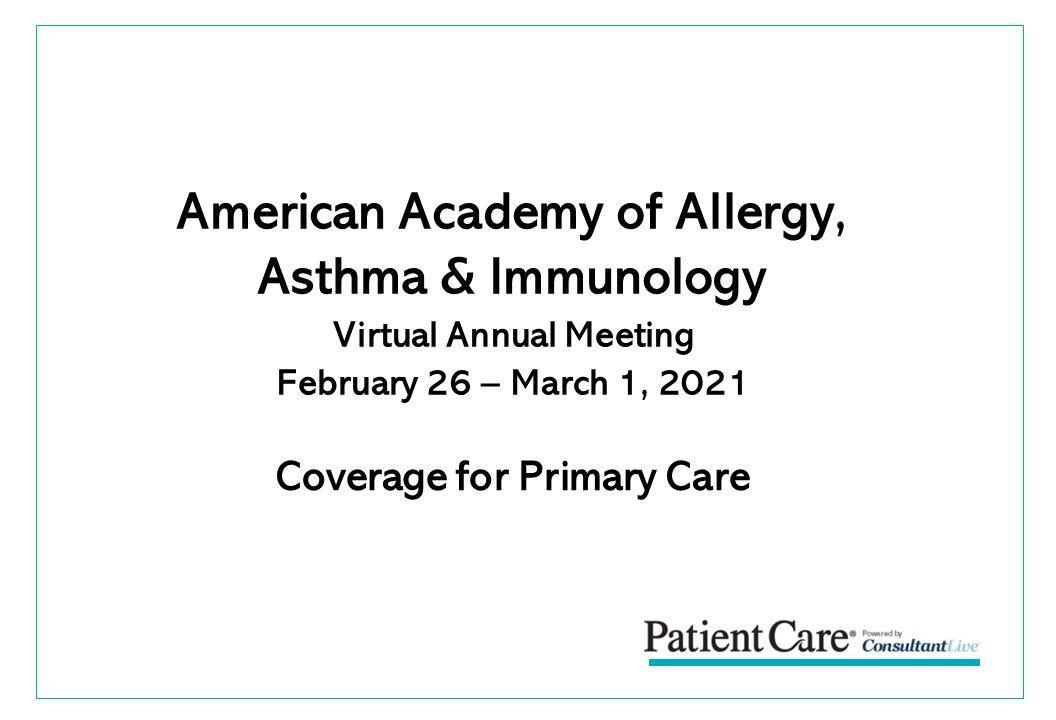 AAAAI 2021: Asthma Not an Independent Predictor of Severe COVID-19 Outcomes