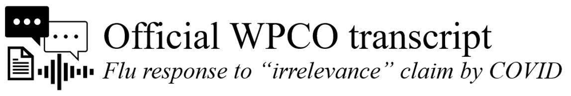Flu Responds to COVID-19 Allegations: Press Conference Transcript 
