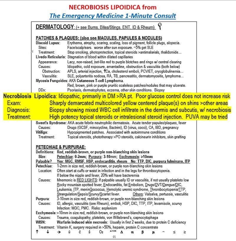 Necrobiosis lipoidica 