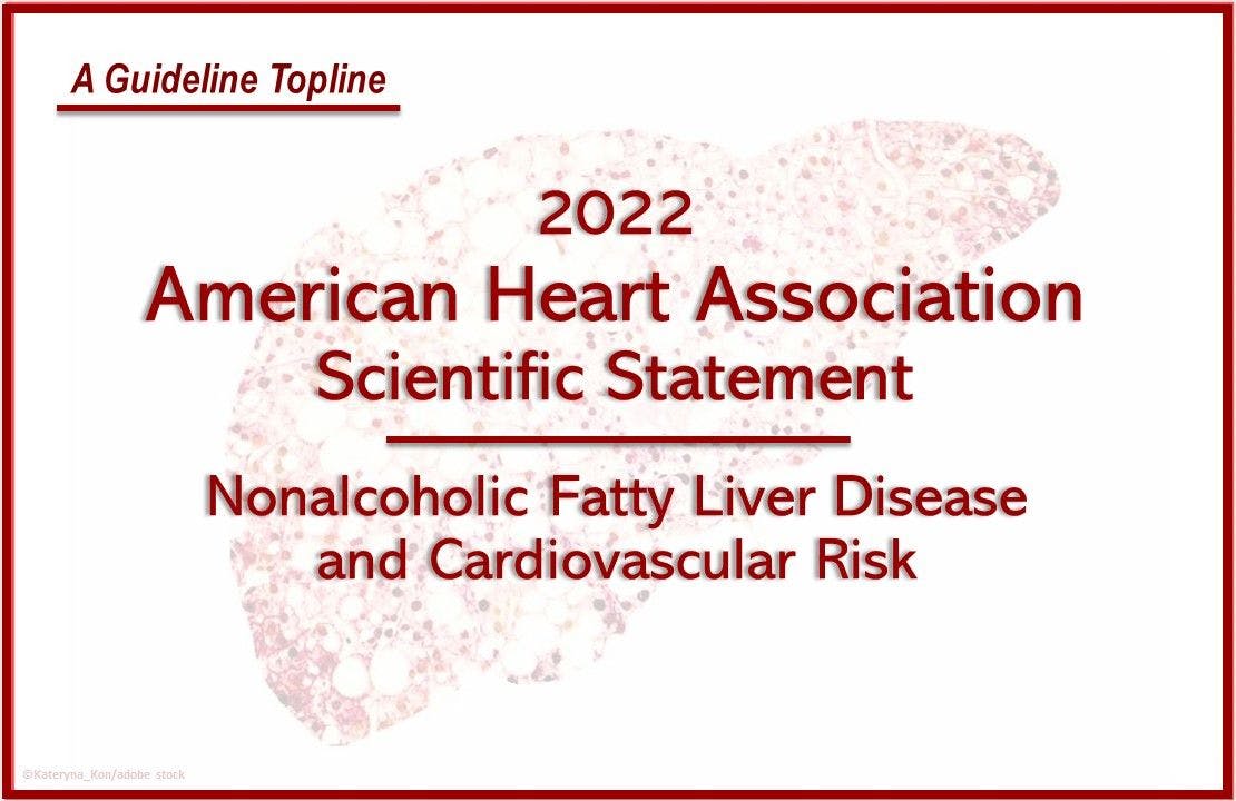 NAFLD and ASCVD Risk AHA guidelines