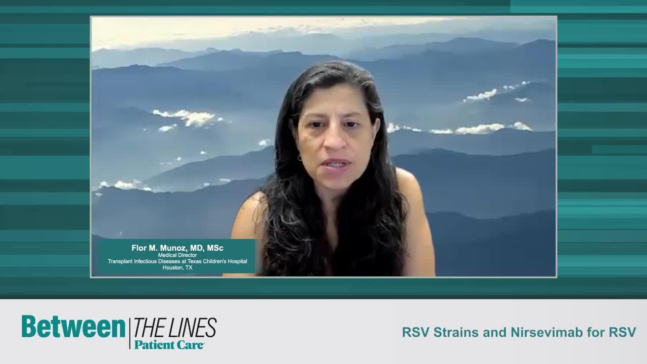 RSV Strains and Nirsevimab for RSV