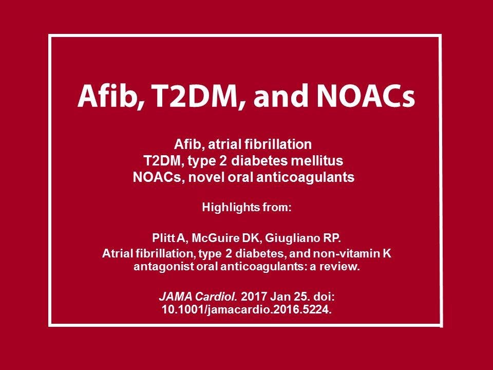 When Atrial Fibrillation and Diabetes Coexist, How Best to Prevent Stroke?  