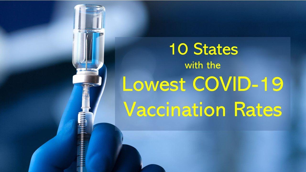 10 States with the Lowest COVID-19 Vaccination Rates