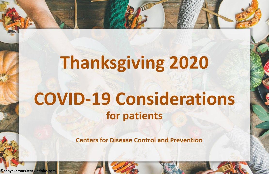 Thanksgiving 2020 COVID-19 Considerations for Patients