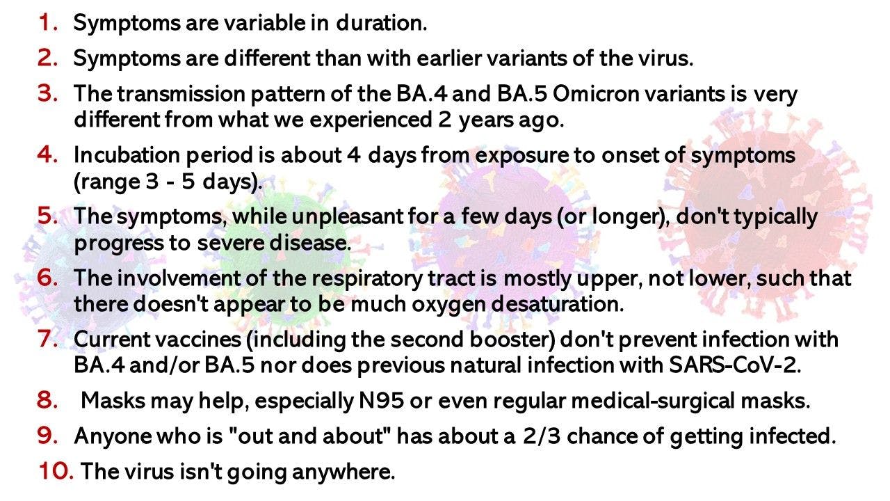 10 Conclusions about Omicron Infection from an ID Specialist Who Just Had It