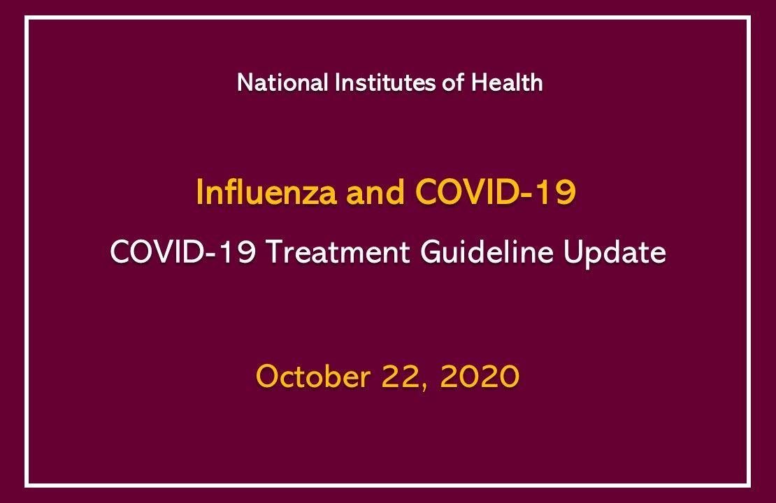 Guidelines on cocirculation of COVID-19 and influenza 