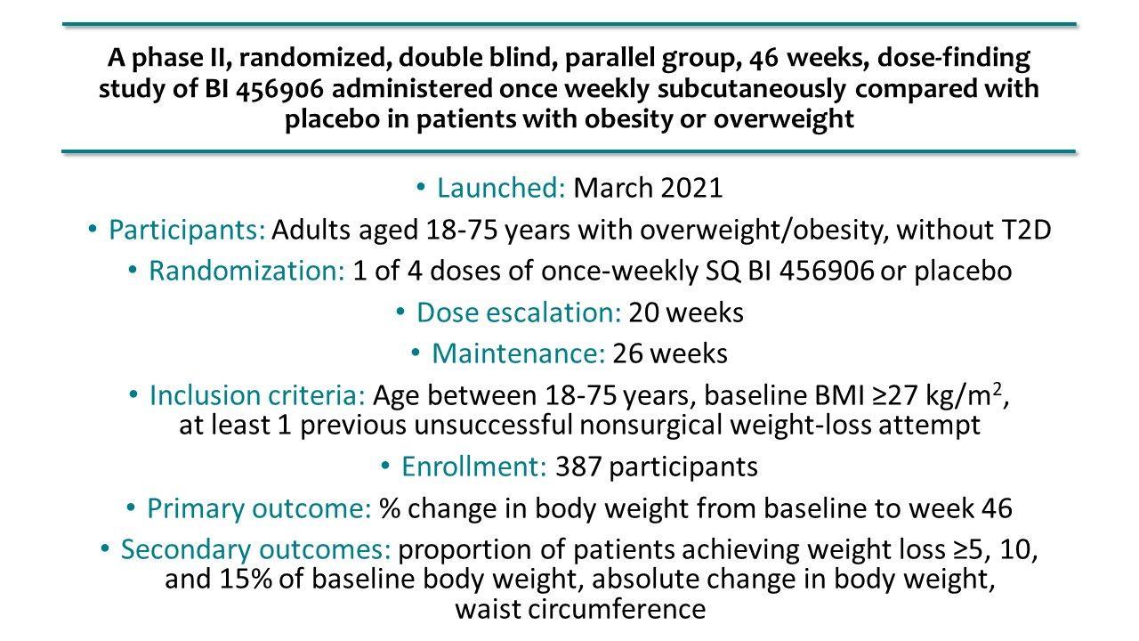 Novel Investigational Antiobesity Drug from Boehringer Ingelheim/Zealand Pharma Meets Primary Endpoint in Phase 2 Trial 