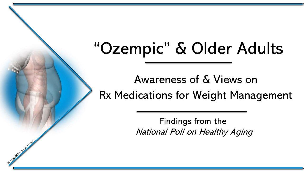 "Ozempic" and Older Adults: Awareness of & Views on Rx Medications for Weight Management image credit weight loss ©design36/Shutterstock.com