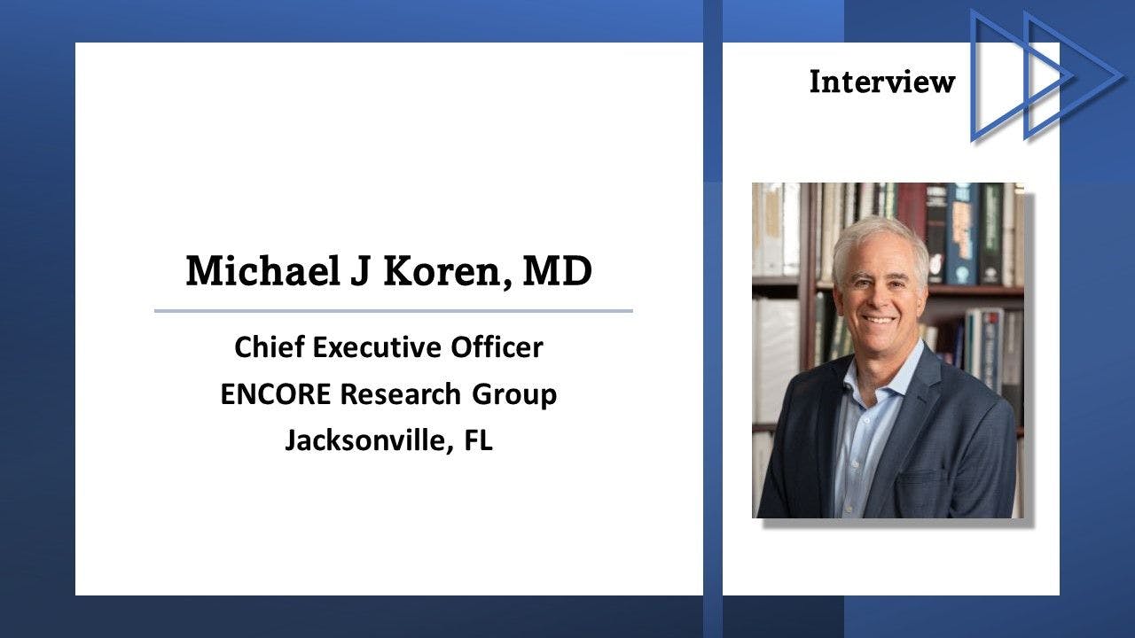 Secondary CVD Prevention Requires Much More than "Usual Care," Says Michael Koren, MD, 